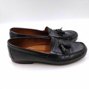 Johnston And Murphy Mens Black Leather Loafers 11